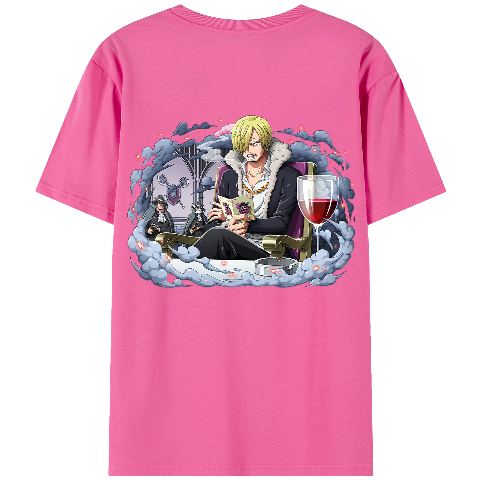 （画像用） ワンピース サンジ ONE PIECE Sanji レディース半袖Tシャツ(バックプリント)